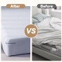 KQLHLHDYZ Durable Lot de 4 attaches d'angle pour draps de lit avec système de verrouillage – Ancrages robustes pour matelas à po