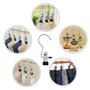 20 Crochet à Linge, Pince pour Bottes, Pinces Métalliques Polyvalentes avec Rotation à 360°, Conception 2-en-1 avec Pince et Cro