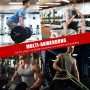 Sangles de Levage de Musculation (Rembourré), 60cm Bande Poignet Musculation, Bande Poignet Musculation, Adaptées Pour Bodybuild