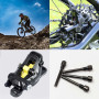 Young Wolf 4X M4 X 26mm Titane boulons Plaquettes de Frein à Disque pour vélos Inserts filetés Plaquettes de Frein à Disque pour