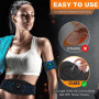 Zhailyn Appareil d'entraînement abdominal EMS - Ceinture musculaire abdominale - Appareil de stimulation électrique - Appareil d