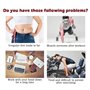 Zhailyn Appareil d'entraînement abdominal EMS - Ceinture musculaire abdominale - Appareil de stimulation électrique - Appareil d