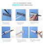 20 PCS Push to Open Aimant Poussoir Porte Placard Loquet Magnetique,Tampon Amortisseur pour Armoire Tiroir,Ouvre et Ferme la Por