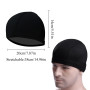 SIOPPKIK 3 Pièces Bonnet de Bain de Couleur Unie Bonnet de Natation en Tissu en Nylon Bonnet de Bain Unisexe Bonnet de Piscine A