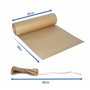 30cm*30m Cadeau Kraft Rouleau avec 20m de Ficelle