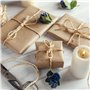 Baxcdyswe Papier Kraft Rouleau, 30cm*30m Cadeau Kraft Rouleau avec 20m de Ficelle, Papier Recyclé Naturel, Kraft Emballage Brun 