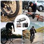 Eckerdromk Kit Reparation Velo, 16 en 1 Kit Crevaison Velo, Trousse Multifonction Outils Pneu, Kit Velo Convient pour Une Utilis