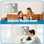Sudnsadaks 2 Pcs Tableau Magnetique Mural, 43.5 × 30cm Tableau Aimanté Mural, Plaque Aimantée, Autocollant Tableaux Magnétiques,