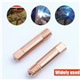 Bosmsaslad 25 Pcs Embouts Contact Buse Soudage, Support Connecteur Gaz, MAG MIG Kit de Torche Soudage Accessoires, 5 x Buses à G