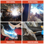 Bosmsaslad 25 Pcs Embouts Contact Buse Soudage, Support Connecteur Gaz, MAG MIG Kit de Torche Soudage Accessoires, 5 x Buses à G