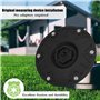 Dunkwckore Disque à Lames Tuning pour 6 x Lames, Renforcé de Fibres Verre, Premium Plateau pour Tondeuse, Coupe Plus Efficace, C