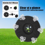 Dunkwckore Disque à Lames Tuning pour 6 x Lames, Renforcé de Fibres Verre, Premium Plateau pour Tondeuse, Coupe Plus Efficace, C