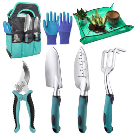 Jomdjmskes 7 Pcs Ensemble d'Outils de Jardinage