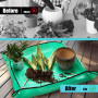 Jomdjmskes 7 Pcs Ensemble d'Outils de Jardinage, Outillage Jardin avec Poignée Antidérapante, Ensemble Cadeau Jardin Résistant R