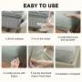 KQLHLHDYZ Durable Lot de 4 attaches d'angle pour draps de lit avec système de verrouillage – Ancrages robustes pour matelas à po