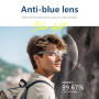 Lunettes audio intelligentes Lunes de sécurité avec protection UV Bluetooth avec haut-parleur, protection UV intérieure/extérieu