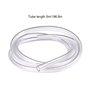 DONGKER Tuyau CO2 Aquarium,5m de Tuyau d'aquarium avec 4 Ventouses pour Aquarium,4mm(3/16") de Diamètre Intérieur