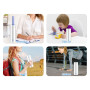 Hitopin Bouilloire de Voyage, 400ml Bouilloire Electrique Portable, Bouilloire en Acier Inoxydable, Bouilloire de Voyageavec Câb