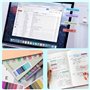O OLAX 2000 Pièces Marque Page Adhesif, 10 Styles Multicolores Annotation Livre, Postits pour Livres, Étiquettes D'Index Autocol