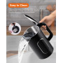 Bouilloire Electrique, 1,7L Contrôle de Temperature Reglable 40-100°C, Bouilloire Inox 2200w Ebullition Rapide Écran Numérique, 