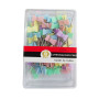 Épingles Couture,100 Pcs Noeuds Epingles Couturiere Épingles à Quilter Tête Couture Accessoires de Couture Épingles de Couturièr