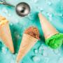2 Pièces Cone Cuisine, Rouleau Gaufre Cône en Bois, Moule de Cornets de Crème Glacée pour Bricolage Pâtisserie Dessert Cuisson D