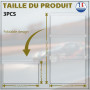 kinoco Pochette Carte Grise Lot de 3 Étui Transparent Carte Grise et Assurance - Pochette Protectrice Anti-Rayures pour Document