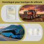 kinoco Pochette Carte Grise Lot de 3 Étui Transparent Carte Grise et Assurance - Pochette Protectrice Anti-Rayures pour Document