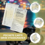 kinoco Pochette Carte Grise Lot de 3 Étui Transparent Carte Grise et Assurance - Pochette Protectrice Anti-Rayures pour Document