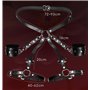 QiKKago ??̣? ?σ?? Noeud en cuir noir : à la mode et à la mode, montrer votre personnalité. Un cadeau original pour les hommes et