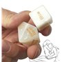 KaMieeg [5 Pcs] Dés Blancs, 5 Différents Accessoires Multifonctionnels pour Jeux De Table Sportifs, Outils De Divertissement pou