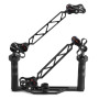 2 Pcs 1 "Support de Serrage à Bille en Aluminium pour système de Plateau de Bras de lumière de plongée sous-Marine, caméra de pl