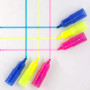NLR [6 Couleurs ×7] Surligneur de Couleur Arc-en-ciel Empilable pour Enfants, Marqueur Fluorescent, Grande faveur de partie