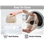 Anlising 3PCS Housse de Siège de Toilette, Lavable Housse de Siège de WC, Housse de Coussin de Toilettes, Coussin de Siège de To