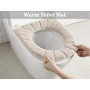 Anlising 3PCS Housse de Siège de Toilette, Lavable Housse de Siège de WC, Housse de Coussin de Toilettes, Coussin de Siège de To