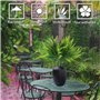 BITEFU 6 Pcs Plante Artificielle,Fausse Plante Verte Boston Fougère Artificielle Plante pour Brise Vue Balcon Plante Artificiell