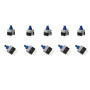 80Pcs 6 broches DPDT micro interrupteurs à bouton-poussoir de puissance autobloquants (5.8X5.8mm 7X7mm 8X8mm 8.5X8.5mm)