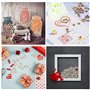 YZSZ 400 Pièces Bois de Coeur Tranches Disques en Creux Embellissement Lisse pour L'artisanat Décoration Mariage Bricolage Embel