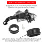 BESNIN Dérailleur avant de vélo pour pédalier à 3 vitesses 11 dents Max Dérailleur avant de vélo Compatible avec pédalier 48 den