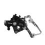 BESNIN Dérailleur avant de vélo pour pédalier à 3 vitesses 11 dents Max Dérailleur avant de vélo Compatible avec pédalier 48 den