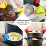 Mini Gant De Four Épais,Regerly 7 Paires Gants de Cuisine Résistants à la Chaleur en Silicone Antidérapant Manique Silicone Gant