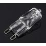 ShuoHui HaloPin Lot de 10 ampoules halogènes G9 230 V 20 W Transparent Remplacement pour angle d'éclairage Blanc chaud 2700 K