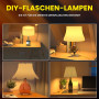 BrightArk DIY Douille de lampe pour bouteille E27 avec interrupteur et prise Adaptateur pour bouteille, Lampe adaptateur pour bo