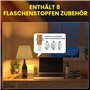 BrightArk DIY Douille de lampe pour bouteille E27 avec interrupteur et prise Adaptateur pour bouteille, Lampe adaptateur pour bo