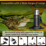 Bonlux Lot de 2 ampoules chauffantes pour terrarium et reptiles, émetteurs de chaleur en céramique, sans lumière, E27 en céramiq