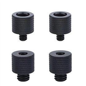 Lamkrtlp 4 pièces Adaptateur de Vis de Caméra Filetage 1/4" Mâle à 3/8" Femelle et 3/8" Mâle à 1/4" Femelle Ensemble D'adaptateu