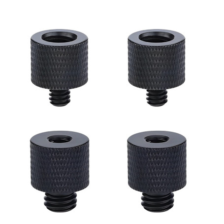 Lamkrtlp 4 pièces Adaptateur de Vis de Caméra Filetage 1/4" Mâle à 3/8" Femelle et 3/8" Mâle à 1/4" Femelle Ensemble D'adaptateu