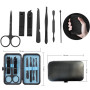 Rnitle 7 en 1 Set de Coupe-ongles Trousse de Manucure,Coupe Ongle Professionnel Coupe Cuticule Acier Inoxydable,Kit Manucre Pedi