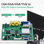 Mcbazel Jeux Arcade RGB/CGA/EGA to VGA HD Jeux Vidéo Convertisseur de Sortie pour Jeux Arcade Écran à CRT LCD PDP Projecteur