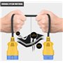 OURANTOOLS Câble d'Extension OBD-2 Rallonge OBD-II – 16Broches 20cm Mâle à Femelle Adaptateur Diagnostic Auto Cordon Connecteur 